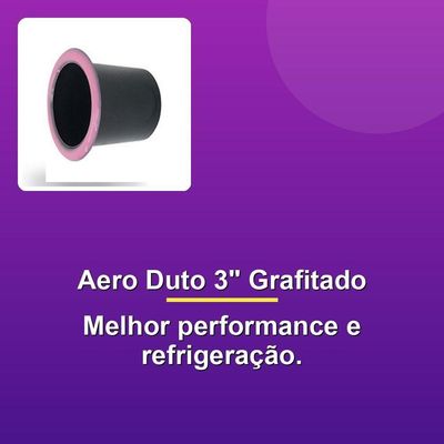 Aero Duto Grafitado Nº7 3"