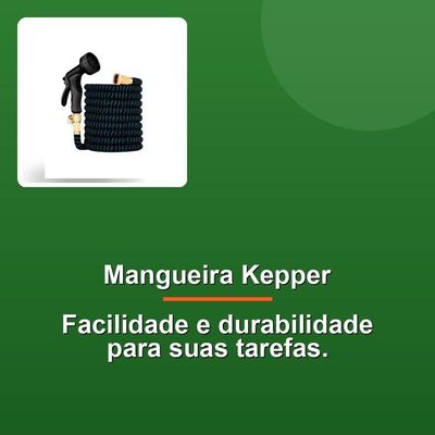 Mangueira Kepper Poliéster 22mts Azul