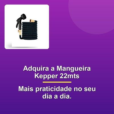 Mangueira Kepper Poliéster 22mts Azul