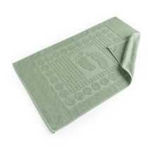 Toalha de Piso Wave Gramatura 700g/m² Antiderrapante 01 Peça 100% Algodão - Pistache