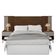 Cabeceira Para Cama Casal Extensível Marrom Next Caemmun