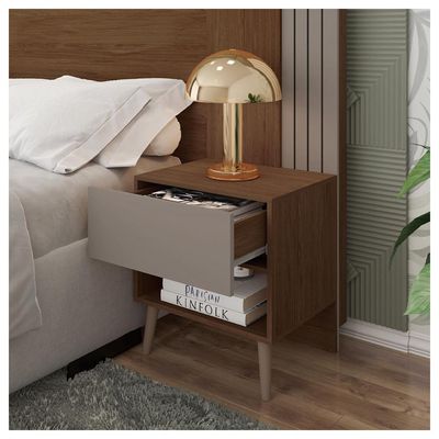 Cabeceira Para Cama Casal Extensível Marrom Next Caemmun