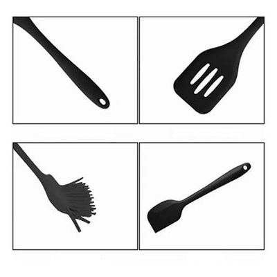 Kit Utensílios De Silicone Para Cozinha 5 Peças  Lilás