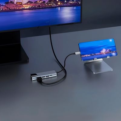 Hub USB C 5 em 1 Adaptador Informática Computador