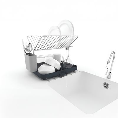 Escorredor Organizador Multifuncional – Cozinha Sempre Limpa e Utensílios Sempre Secos | Pia Utensílios
