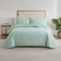 Kit Cobre Leito Colcha Charlote Queen 3 Peças Dupla Face Liso Classic - Verde - 100% Poliéster
