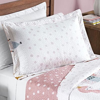 Kit Cobre Leito Colcha Solteiro Infantil Fantasy Dupla Face Microfibra 2 Peças - Princesinha Branco