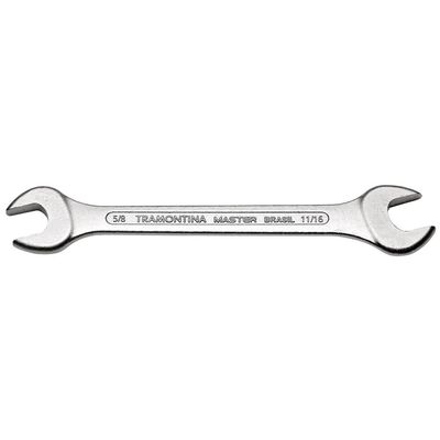 Chave Fixa 5/8x11/16" Tramontina com Corpo em Aço Especial Cromado