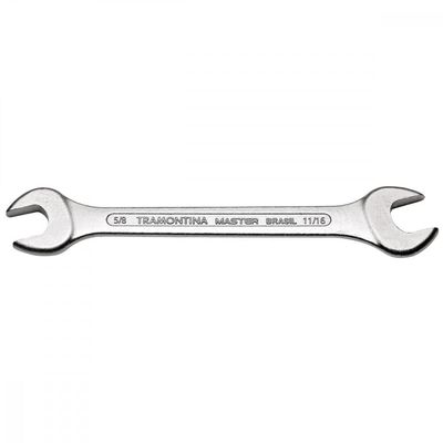 Chave Fixa 5/8x11/16" Tramontina com Corpo em Aço Especial Cromado