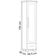 Sapateira Vertical Multiuso Com Espelho 1 Porta 1 Gaveta Zahav F06 Café - Lyam Decor