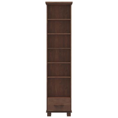 Sapateira Vertical Multiuso Com Espelho 1 Porta 1 Gaveta Zahav F06 Café - Lyam Decor