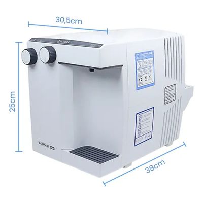 Purificador de água Compact Duo Ulfer Branco - Água purificada e Gelada – alcalino e bacteriológico 220V