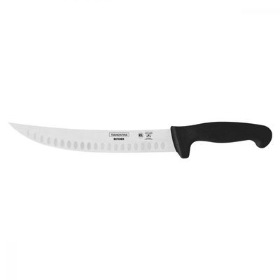 Faca para Carne Butcher com Lamina em Aço Inox e Cabo em Polipropileno Preto 10"