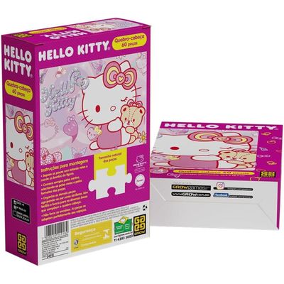Quebra Cabeça Hello Kitty Brilhante Grow - 4918