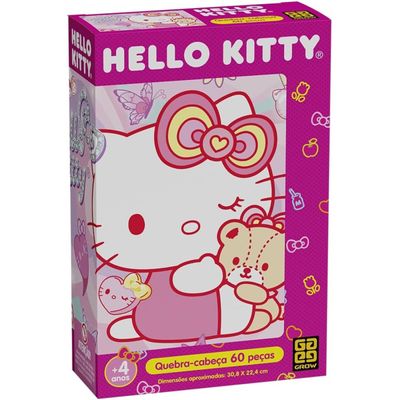 Quebra Cabeça Hello Kitty Brilhante Grow - 4918