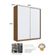 Guarda Roupa 2 Portas de Correr 2006 Emovell Freijó Natura Branco 200x59,8x235cm