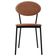 Cadeira Estofada Para Sala De Jantar Azuri Preto C01 Veludo Bege - Lyam Decor