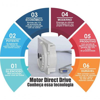 Boca De Saco Industrial Gk 35 Com Motor Eletrônico 550w