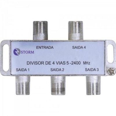 Divisor Satélite 1-4 5-2400 Mhz Storm - Pct - 10