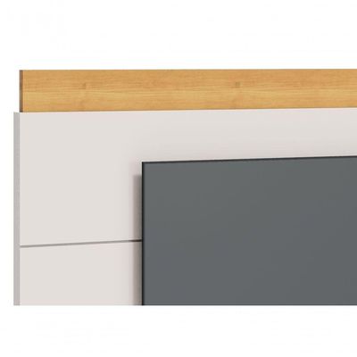 Painel Para Tv Classic 2.2 Off White Com Nature - Imcal Móveis