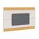 Painel Para Tv Classic 2.2 Off White Com Nature - Imcal Móveis