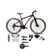 Bicicleta Aro 29 Absolute Nero 5 Câmbios Shimano Altus 27v Freios Hidráulico Garfo C-trava Roxo Tam: 19