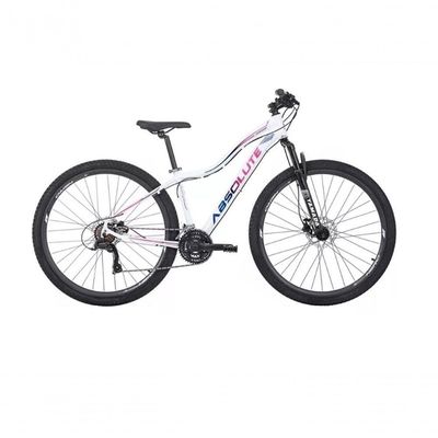 Bicicleta Aro 29 Absolute Hera Feminina 27v Alumínio K7 Freio A Disco Garfo Suspensão branco Tam: 15