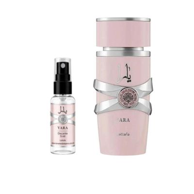 Kit Decants árabes Femininos Yara + Fakhar Rose + Sabah 5ml Original