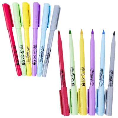 BRUSH PEN TURMA DA MÔNICA PERFUMADA - 6 CORES - NEWPEN