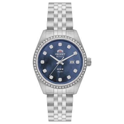 Relógio Orient Feminino Ref: Nh5ss001 D1sx Prateado Automático