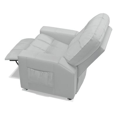 Poltrona do Papai Reclinável Romeo F05 Facto Branco - Lyam Decor