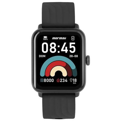 Relógio Smartwatch Mormaii Life Ultra Ref: Molifeugaa/8p Grafite GPS