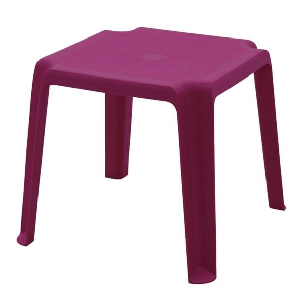 Mesa Infantil Tramontina Adoleta 49x42cm Plástico Resistente Atividades Brincar Estudar Rosa