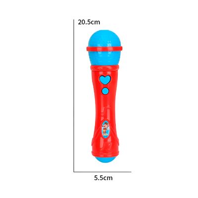 Microfone Infantil de Brinquedo com Música – Estimula Criatividade e Coordenação Cor:Azul