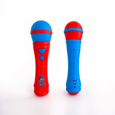 Microfone Infantil de Brinquedo com Música – Estimula Criatividade e Coordenação Cor:Azul