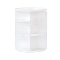 Organizador Porta Maquiagem Giratório 360° Branco