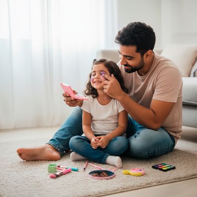 Paleta de Sombras Infantil 6 Cores 48g com Pincel Alta Pigmentação +12 Anos