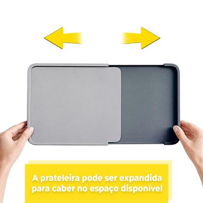 Organizador De Armário Balcão Geladeira Dobrável