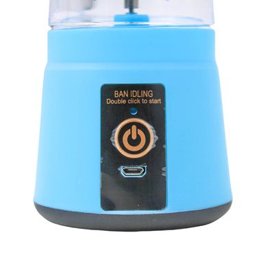Mini Liquidificador Juice Cup Portátil Elétrico Azul
