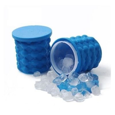 Mini Balde Forma De Gelo Em Silicone Ice