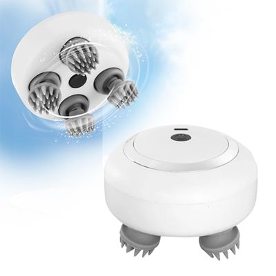 Massageador Elétrico De Cabeça Portátil Branco