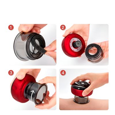 Massageador Elétrico com Sucção, Calor Infravermelho