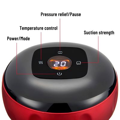 Massageador Elétrico com Sucção, Calor Infravermelho