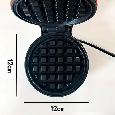Máquina Elétrica Antiaderente Para Waffles Forma Coração 110V