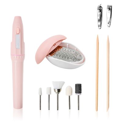 Kit Lixa de Unha Elétrica Profissional Completa para Manicure e Pedicure | Portátil e Potent