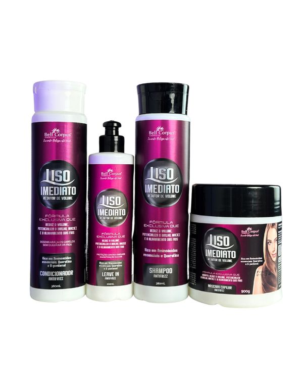 Kit Liso Imediato Redutor de Volume Bell Corpus