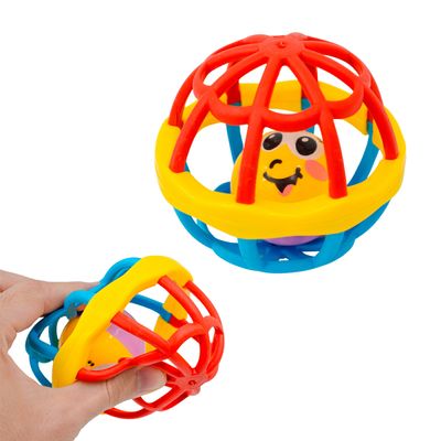 Brinquedos Chocalho Infantil 6+ Meses – Macio, Mordedor e Som Divertido Inmetro