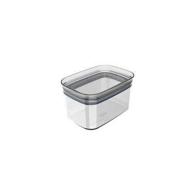 Conjunto De Potes Herméticos 650 Ml 4 Peças Block Retangular Transparente Ou