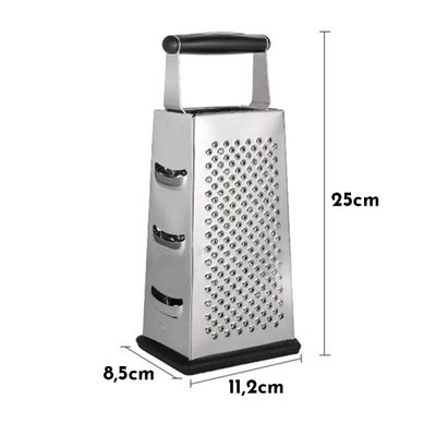 Ralador Fatiador Inox 4 em 1