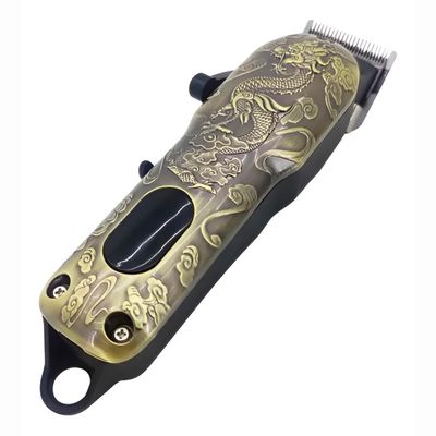 Máquina de Cortar Cabelo Profissional com Bateria  Design Dragão